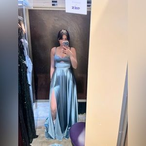 Windsor blue cutout prom dress brand new with tags